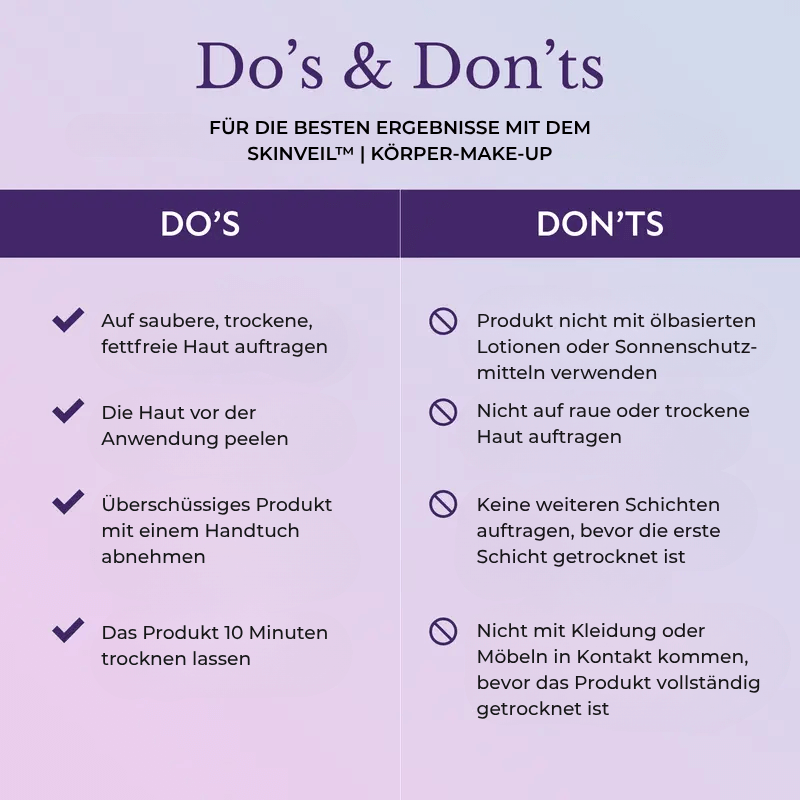 SkinVeil™ | Körper-Make-up
