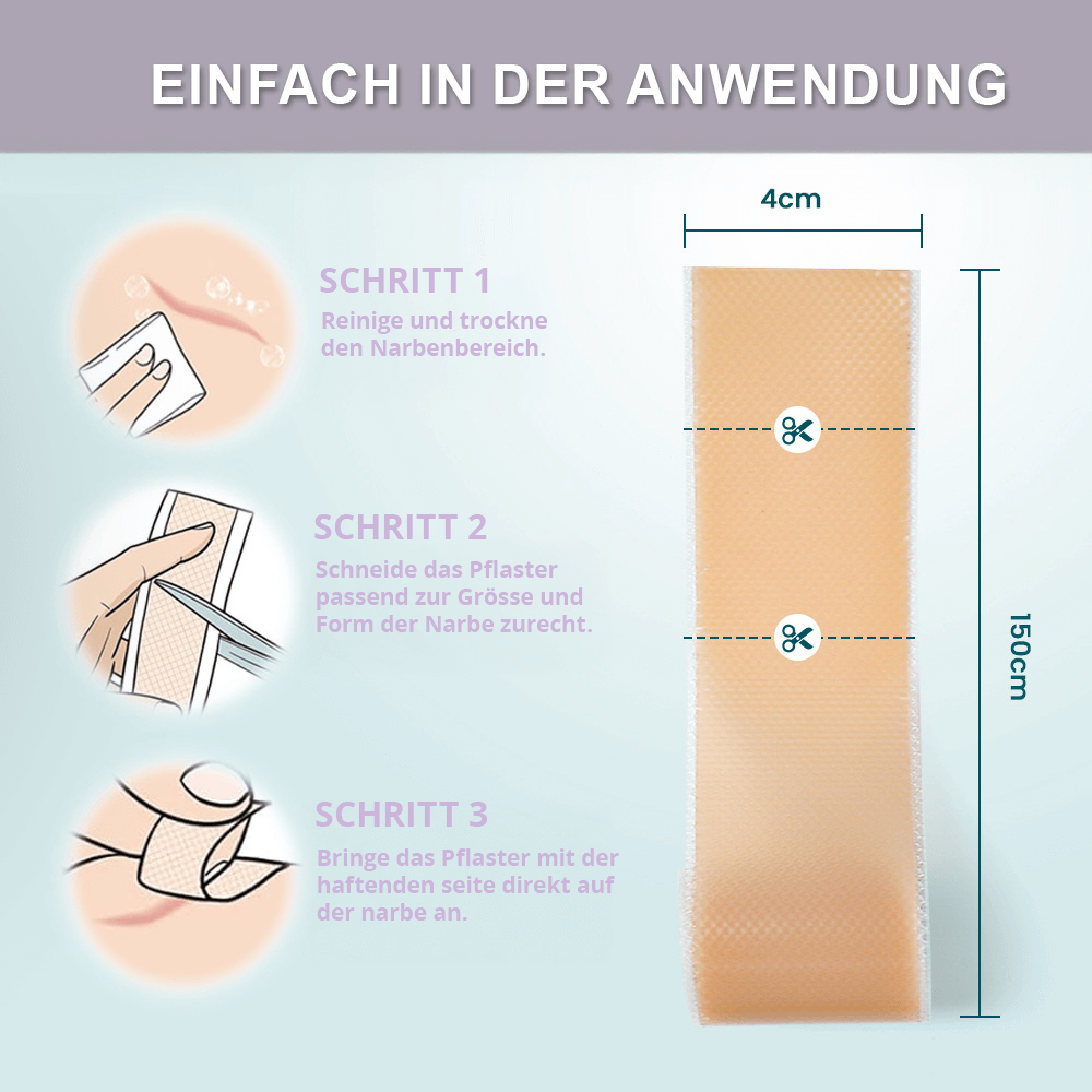 ScarRelief ™ | Silikon-Narbenpflaster